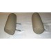 Head Restraints Rear Seats LHR-RHR Doeskin  (Pair) 